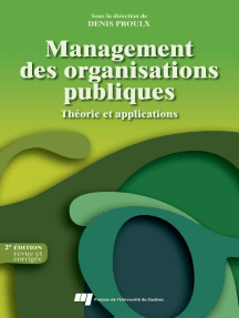 Management des organisations publiques - 2e édition, revue et corrigée