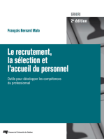 Le recrutement, la sélection et l'accueil du personnel, 2e édition