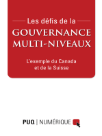 Les Défis de la gouvernance multi-niveaux: Exemples du Canada et de la Suisse