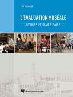 L' Évaluation muséale: Savoirs et savoir-faire