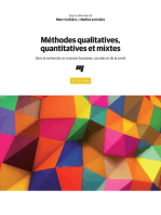 Méthodes qualitatives, quantitatives et mixtes, 2e édition: Dans la recherche en sciences humaines, sociales et de la santé