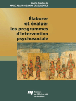 Élaborer et évaluer les programmes d'intervention psychosociale