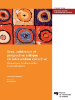 Sens, cohérence et perspective critique en intervention collective