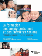 La formation des enseignants inuit et des Premières Nations: Problématiques et pistes d'action