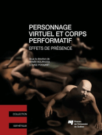 Personnage virtuel et corps performatif: Effets de présence