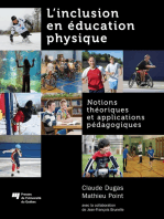 L' inclusion en éducation physique: Notions théoriques et applications pédagogiques