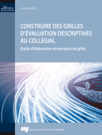 Construire des grilles d'évaluation descriptives au collégial: Guide d'élaboration et exemples de grille