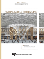 Actualiser le patrimoine par l'architecture contemporaine