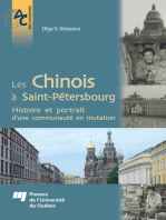 Les CHINOIS A SAINT-PETERSBOURG: Histoire et portrait d'une communauté en mutation