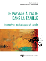 Le Passage à l'acte dans la famille