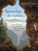 Resounding the Sublime: Music in English and German Literature and Aesthetic Theory, 1670-1850