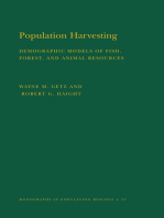 Population Harvesting (MPB-27), Volume 27: Demographic Models of Fish, Forest, and Animal Resources. (MPB-27)
