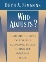 Who Adjusts?: Domestic Sources of Foreign Economic Policy during the Interwar Years