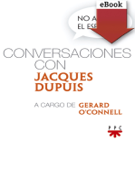 No apaguéis el espíritu. Conversaciones con Jacques Dupuis: Conversaciones con Jacques Dupuis