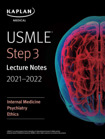 Read Usmle Step 3 Lecture Notes 2021 2022 Internal Medicine Psychiatry Ethics Online Kaplan Medical Books