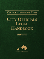 Kentucky League of Cities: City Officials Legal Handbook