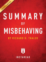 Summary of Misbehaving: by Richard H. Thaler | Includes Analysis