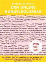 Den online handelsglossar: De termer, som man skal kende og uddybe for at blive fortrolig med handelsområdet på det operationelle niveau