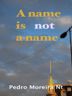 A Name Is Not A Name