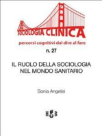 Il ruolo della Sociologia nel mondo sanitario