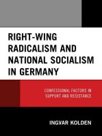 Right-Wing Radicalism and National Socialism in Germany: Confessional Factors in Support and Resistance