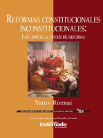 Reformas constitucionales inconstitucionales: Los límites al poder de reforma