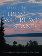 From Where We Stand: Recovering a Sense of Place