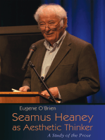 Seamus Heaney as Aesthetic Thinker