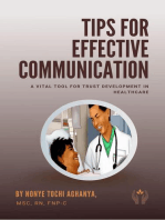 Tips for Effective Communication: A Vital Tool for Trust Development in Healthcare