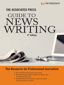 The Associated Press Guide to News Writing, 4th Edition by Peterson's -  Ebook | Scribd