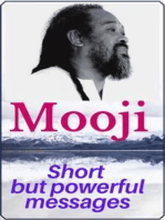 Short but powerful messages of Mooji