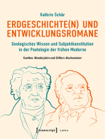 Erdgeschichte(n) und Entwicklungsromane: Geologisches Wissen und Subjektkonstitution in der Poetologie der frühen Moderne. Goethes Wanderjahre und Stifters Nachsommer