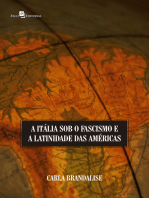 A Itália sob o fascismo e a latinidade das Américas