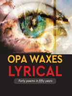 Opa Waxes Lyrical, Forty poems in fifty years