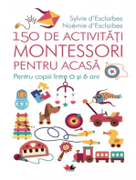 150 De Activitati Montessori Pentru Acasa