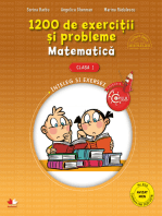 1200 De Exercitii Si Probleme De Matematica. Clasa I
