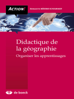 Didactique de la géographie: Organiser les apprentissages