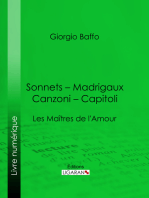 Sonnets – Madrigaux – Canzoni – Capitoli