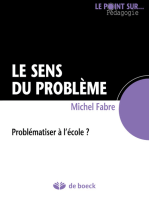 Le sens du problème: Problématiser à l'école ?