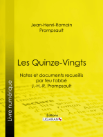 Les Quinze-Vingts: Notes et documents recueillis par feu l'abbé J.-H.-R. Prompsault