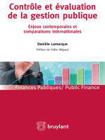 Contrôle et évaluation de la gestion publique: Enjeux contemporains et comparaisons internationales
