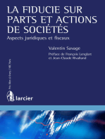 La fiducie sur parts et actions de sociétés: Aspects juridiques et fiscaux