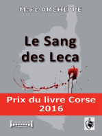 Le sang des Leca: Prix du livre Corse 2016