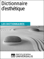 Dictionnaire d'esthétique: Les Dictionnaires d'Universalis