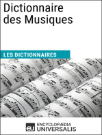 Dictionnaire des Musiques: Les Dictionnaires d'Universalis