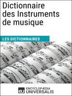 Dictionnaire des Instruments de musique: Les Dictionnaires d'Universalis