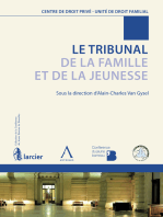 Le Tribunal de la Famille et de la Jeunesse: Un point sur la réforme du droit familial belge