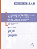 Le reclassement professionnel des travailleurs licenciés: Droits des travailleurs et obligations des employeurs publics et privés