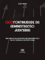 [Des]continuidade da administração judiciária: uma análise das iniciativas implementadas pelo CNJ no sistema de execução penal