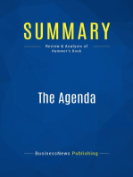 Summary: The Agenda: Review and Analysis of Hammer's Book